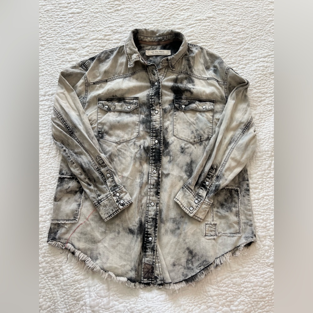 Free People Tie Dye Shacket